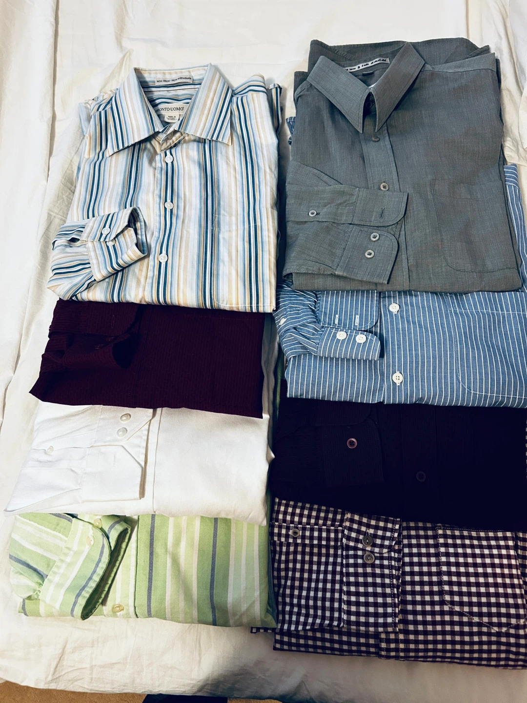 8 Men's Long Sleeve Dress Shirts - photo 2