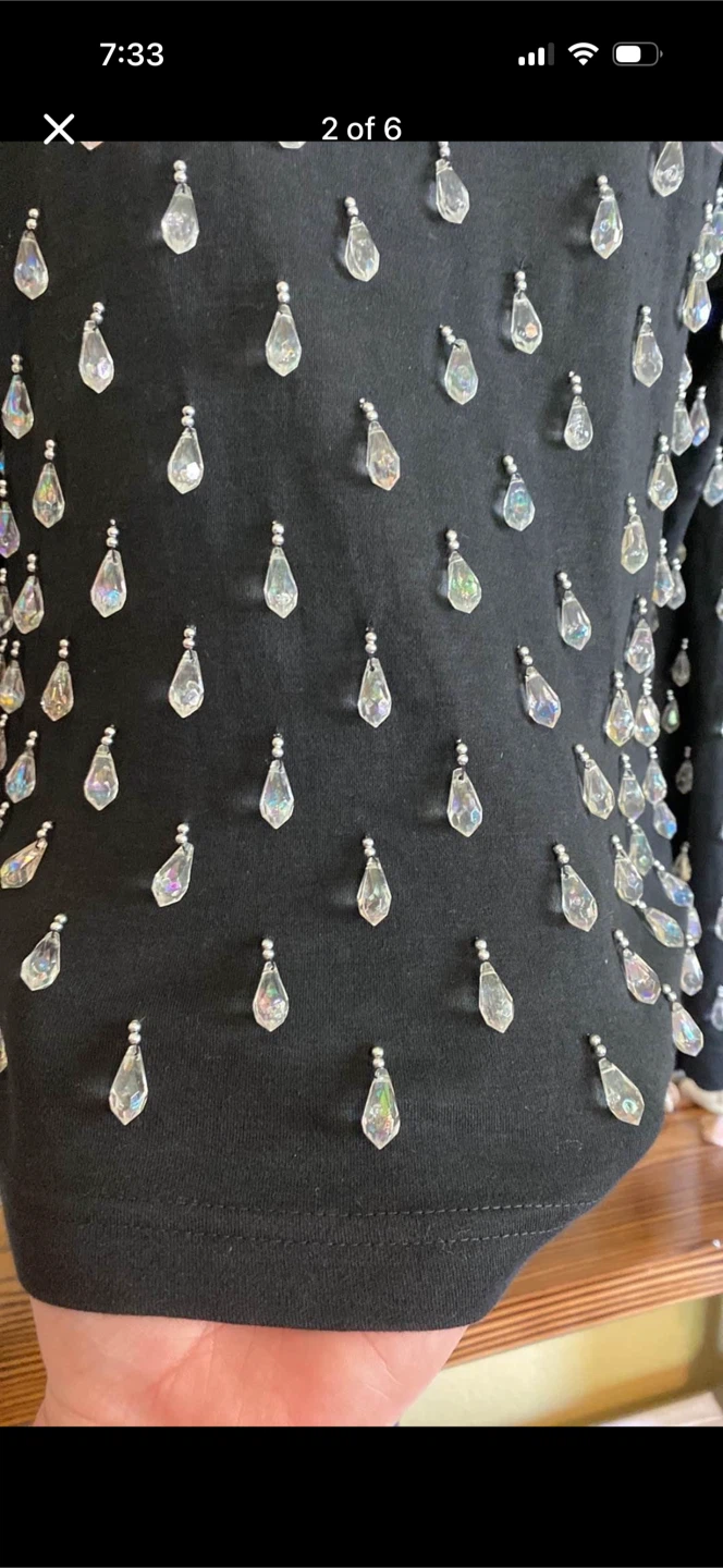 Vintage Franco Valeri Long-sleeve with Jewels - photo 2