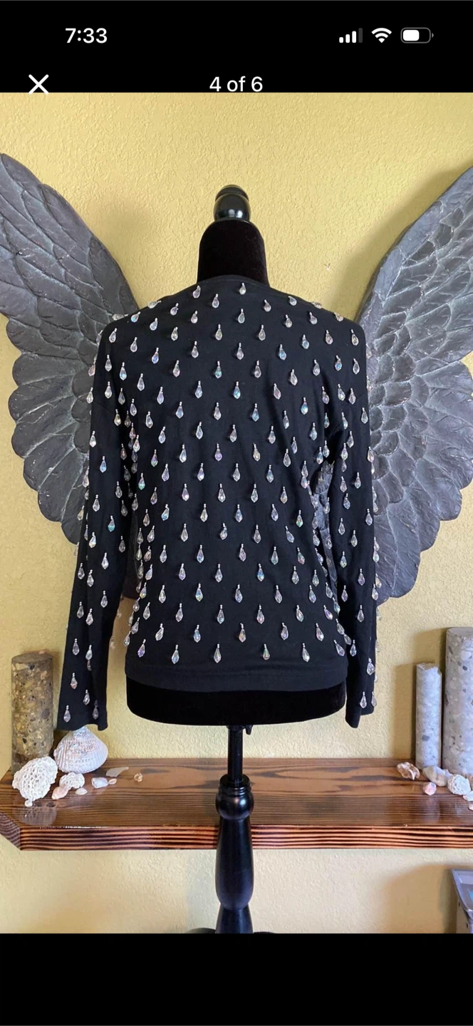 Vintage Franco Valeri Long-sleeve with Jewels - photo 5
