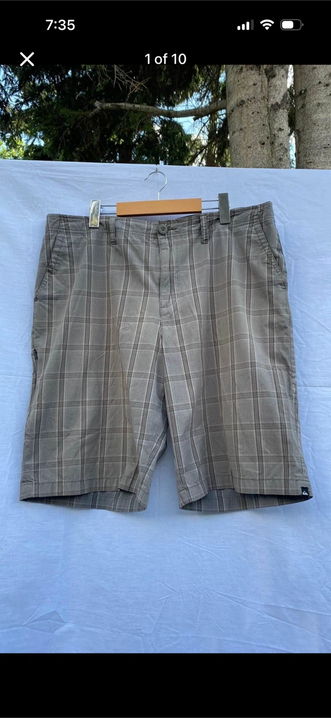 Quiksilver Plaid Shorts
