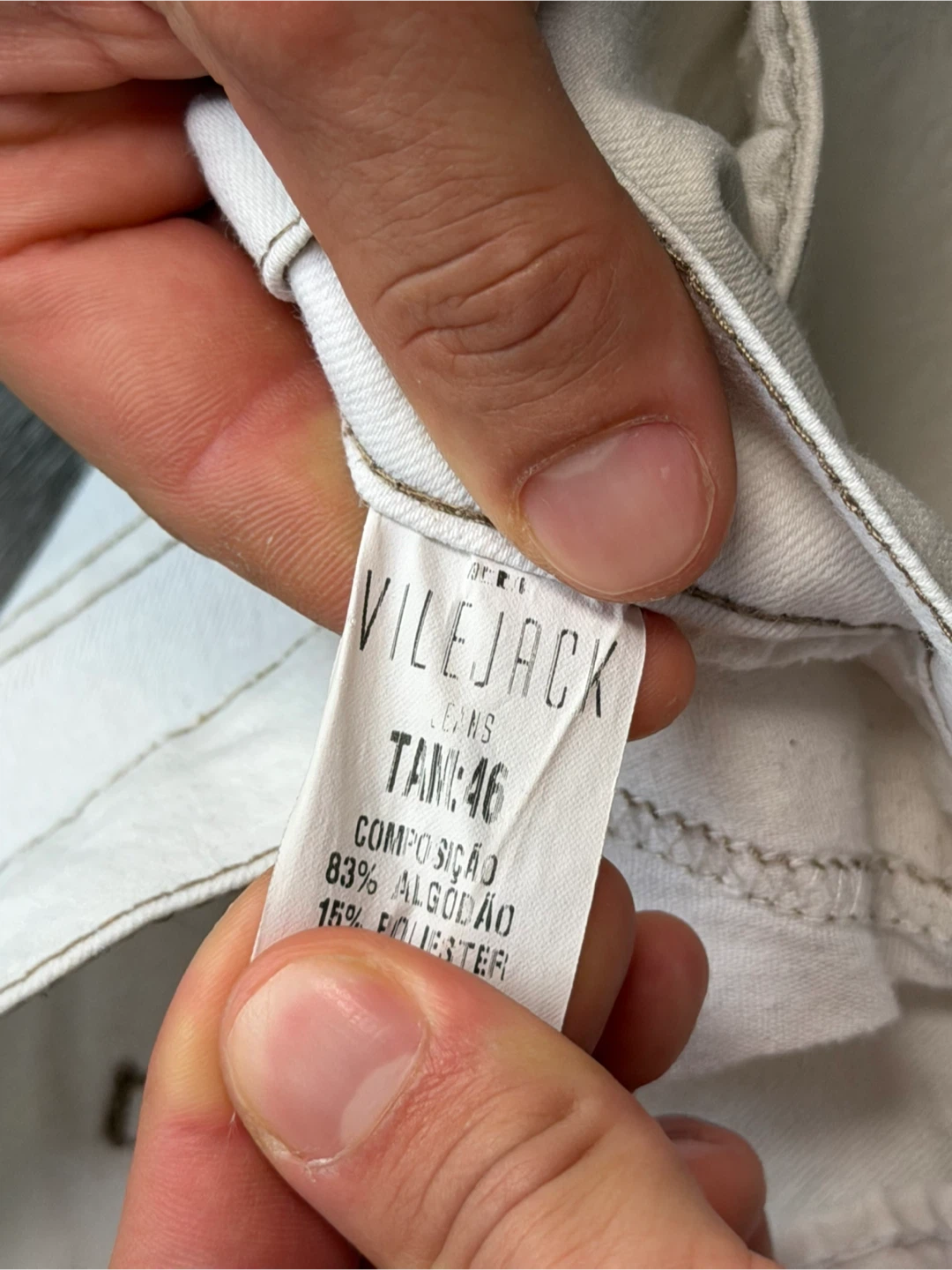 Vilejack Off-White Jeans Size 46 - photo 2