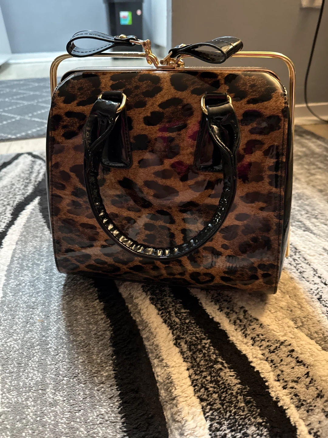 Leopard Print Handbag