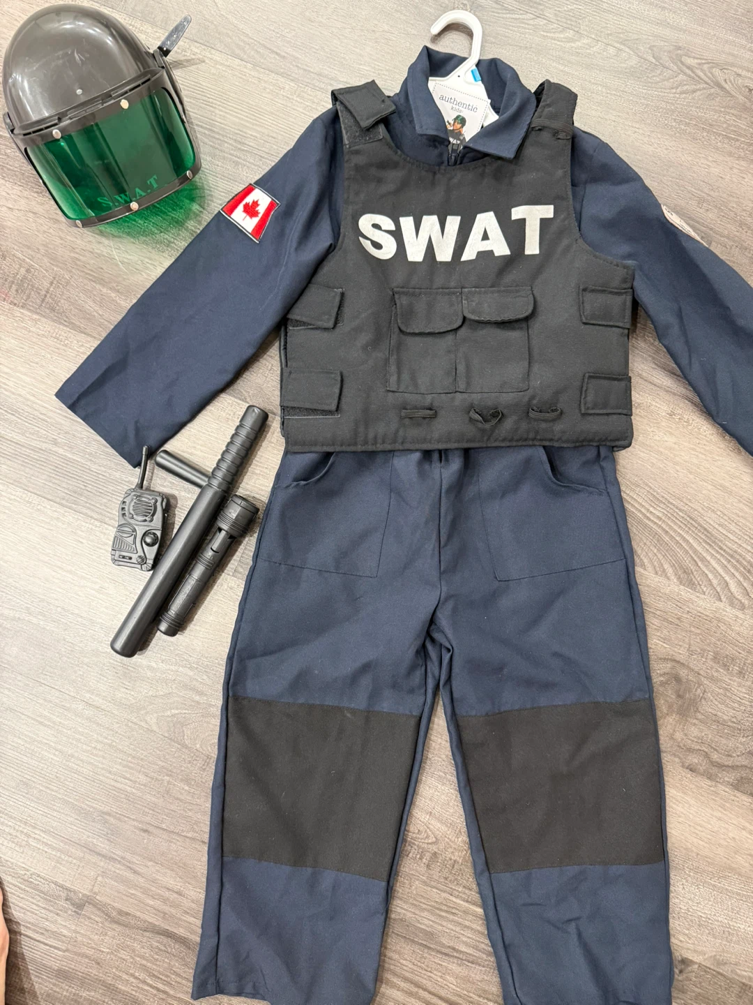Kids SWAT Costume Set 5-6 years