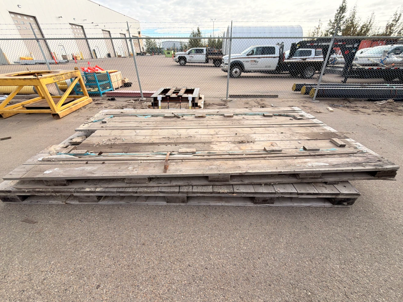 Heavy-Duty Industrial Wooden Pallets