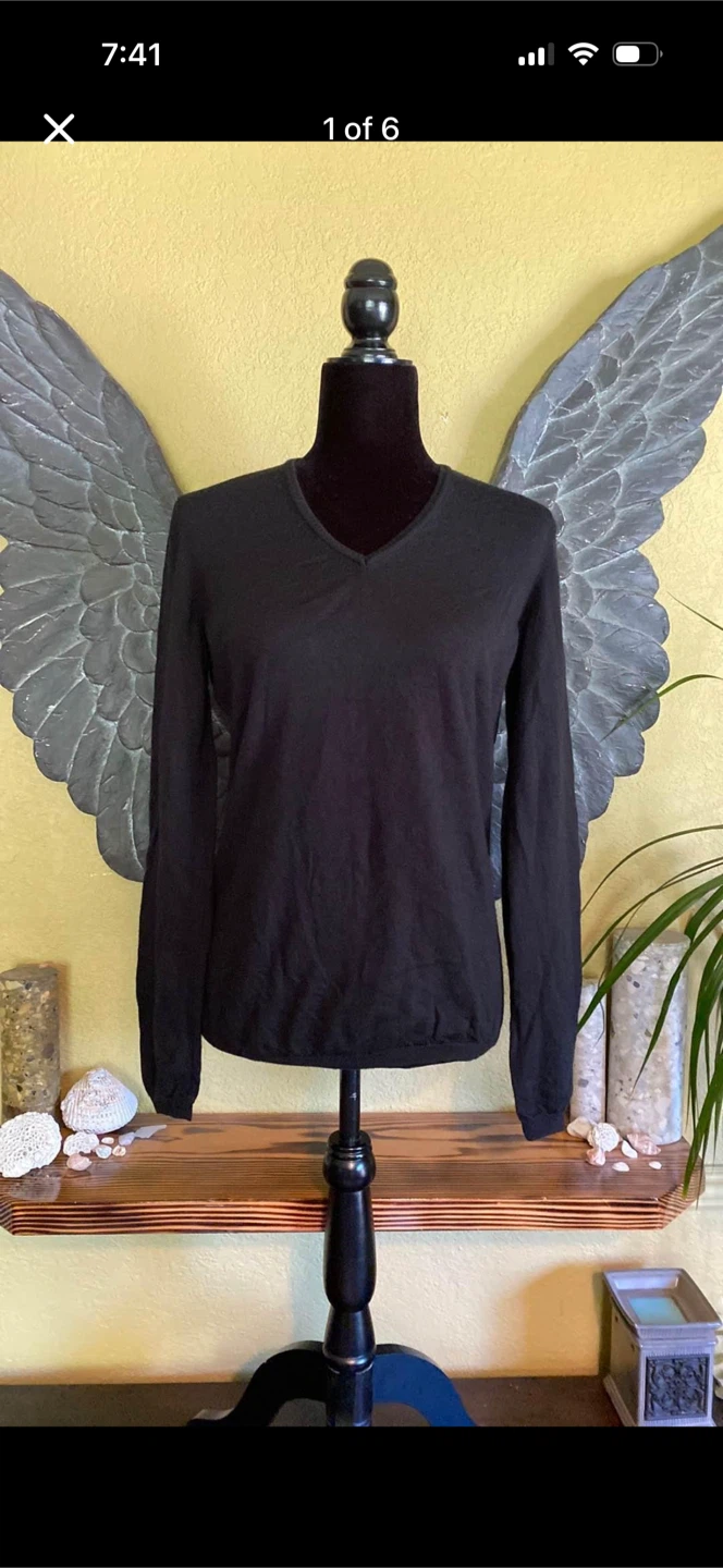 V-Neck Dress Sweater
