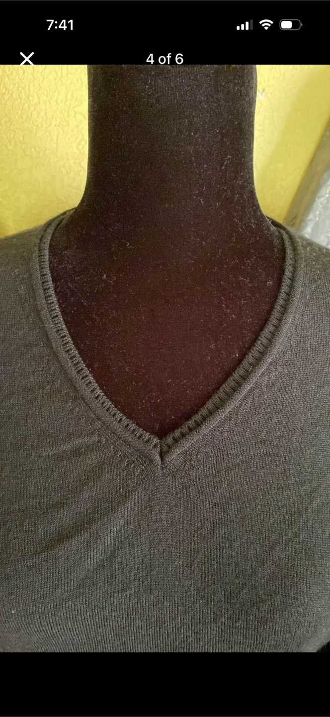 V-Neck Dress Sweater - photo 4