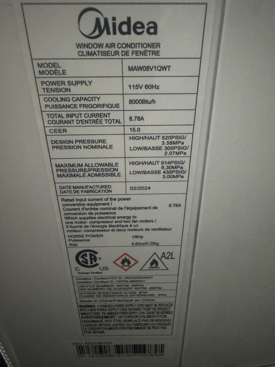 Midea 8,000 BTU U-Shaped Smart Window Air Conditioner - photo 4