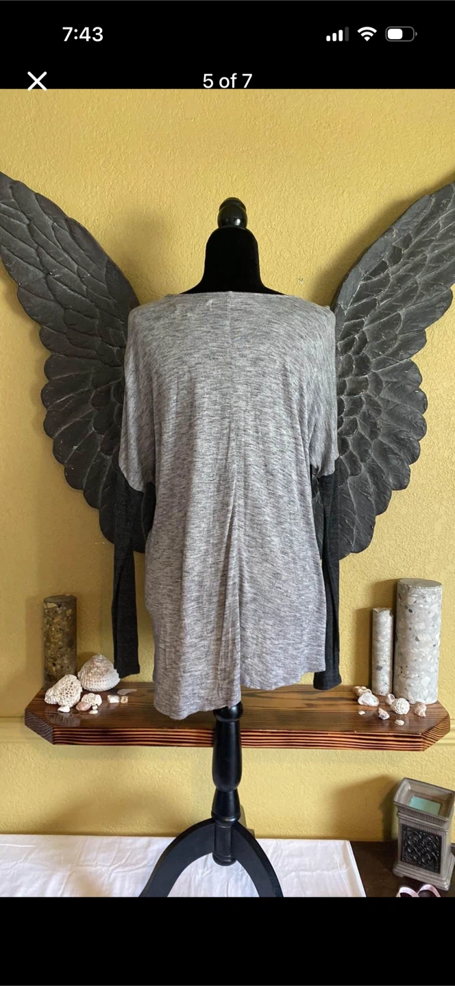 Ann Taylor Loft Oversized V-neck Sweater Top - photo 5