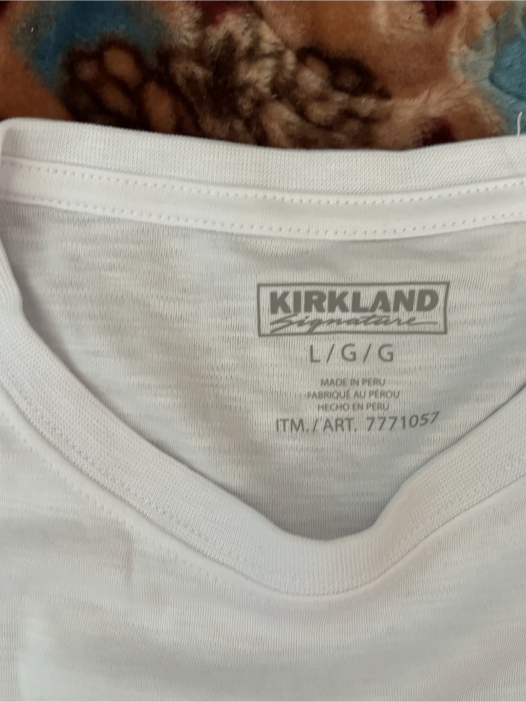 Kirkland Signature White T-Shirt - photo 2