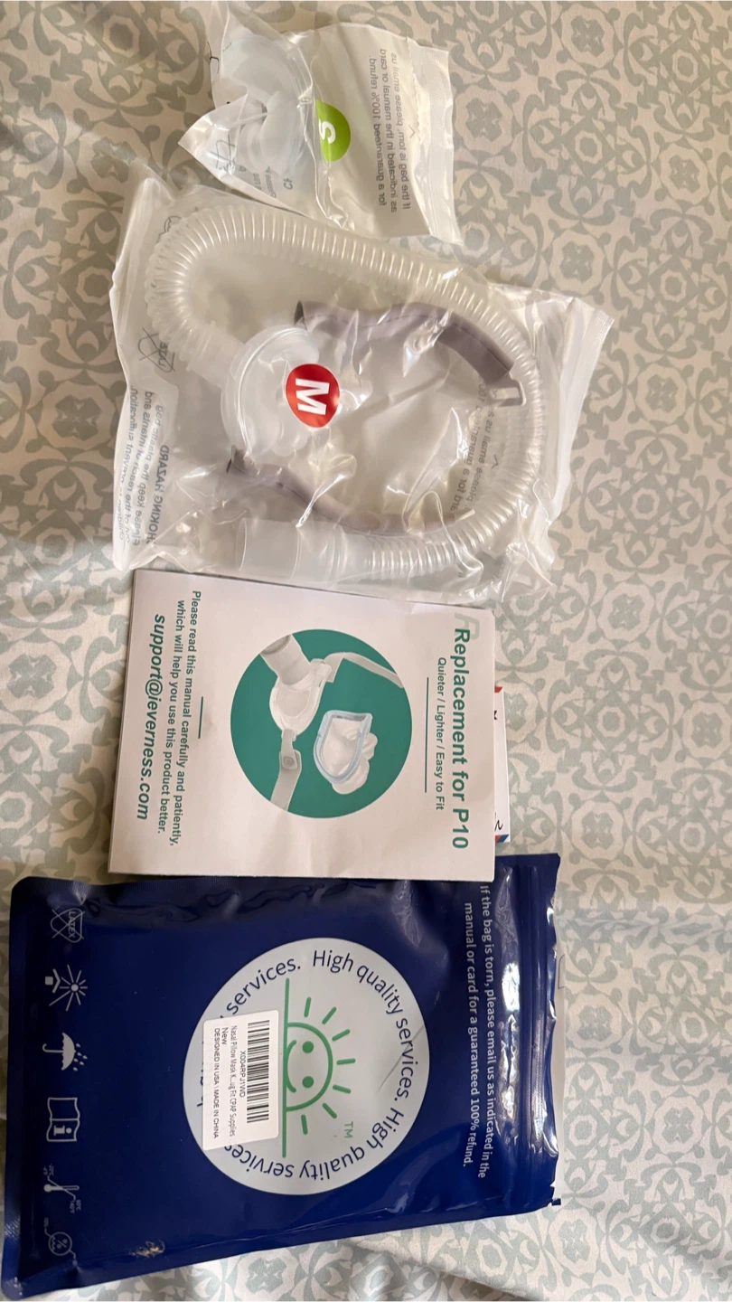 Replacement CPAP Nasal Pillow Mask for P10 - photo 3