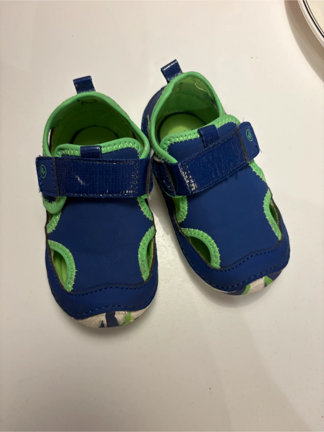Stride Rite SM Splash Toddler Sandals Blue/Green