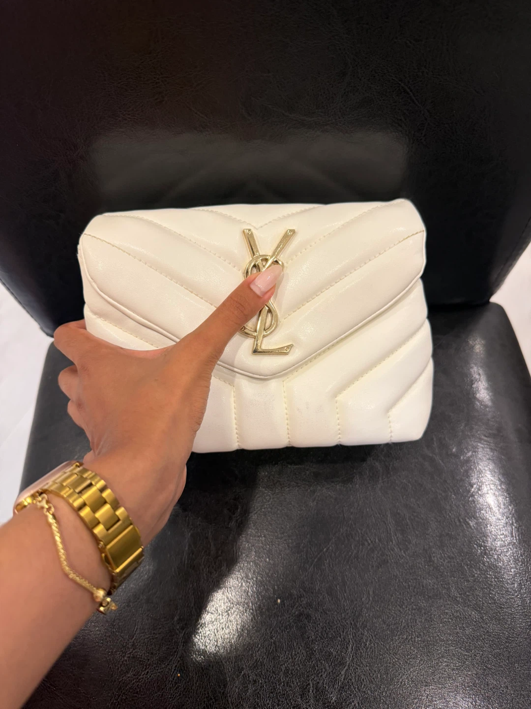 White crossbody bag
