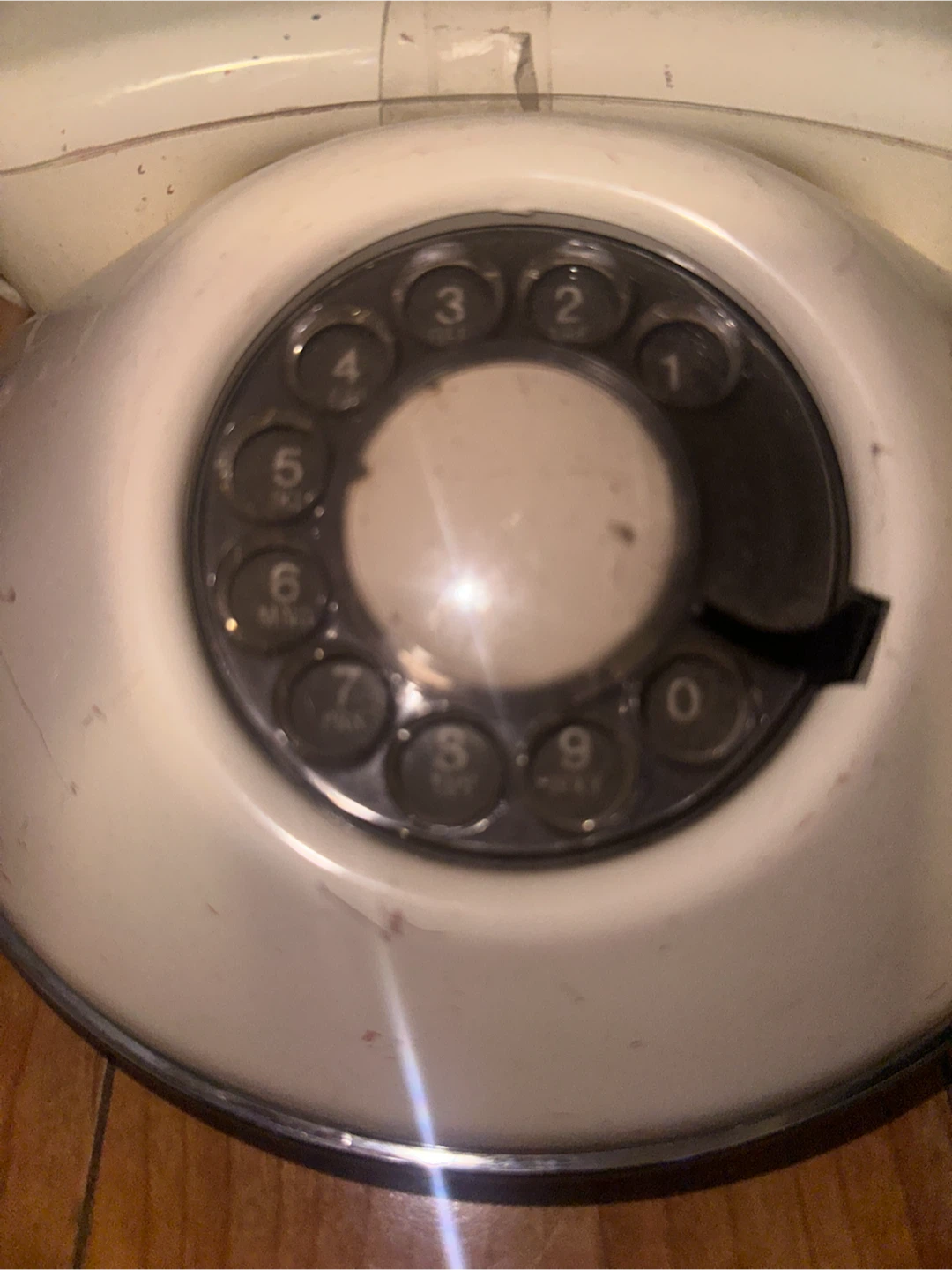 Vintage Round Rotary Telephone - photo 3