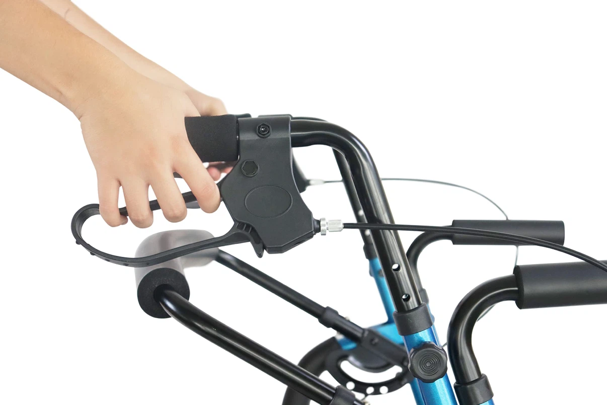 KMINA 2 in 1 Walker Wheelchair Combo, Foldable Rollator - photo 3