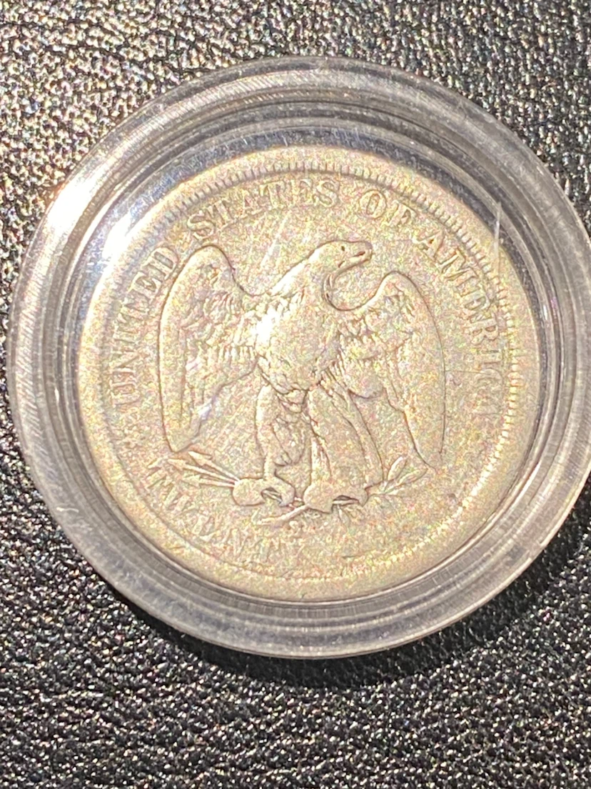 USA   Twenty Cent · 1875-S RARE - photo 4