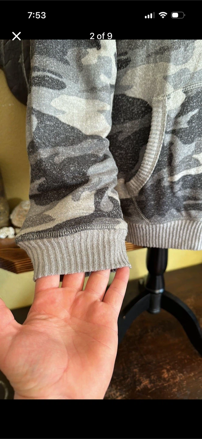 George Super Soft Camo Zip Up Sweater - photo 2