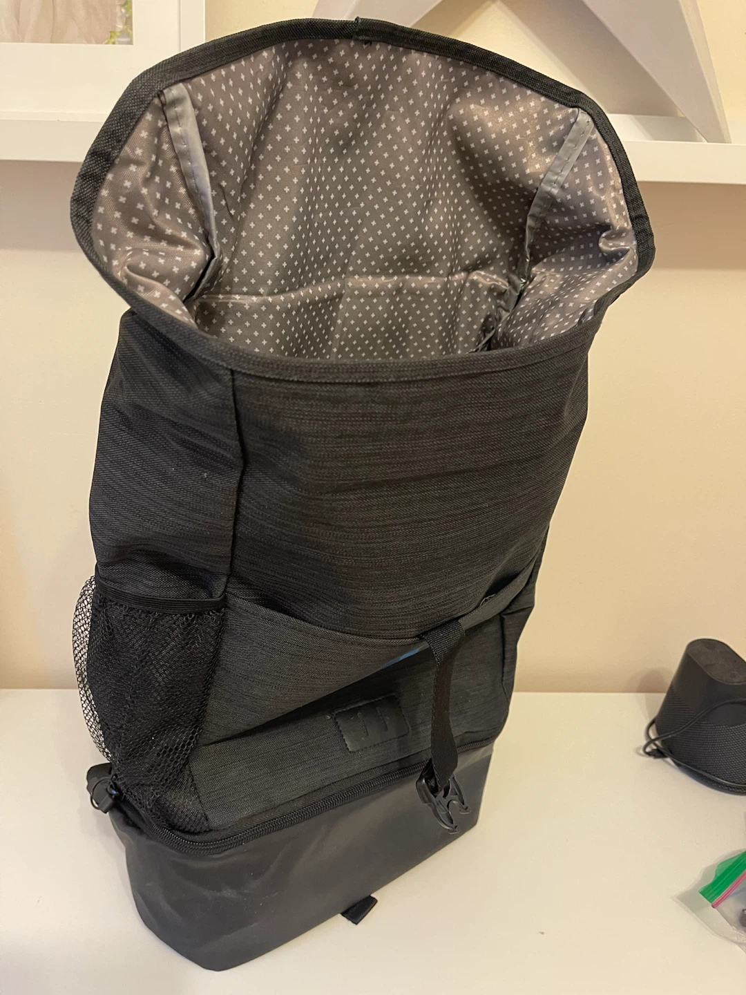 Azure Core Black Roll-top Backpack - photo 2