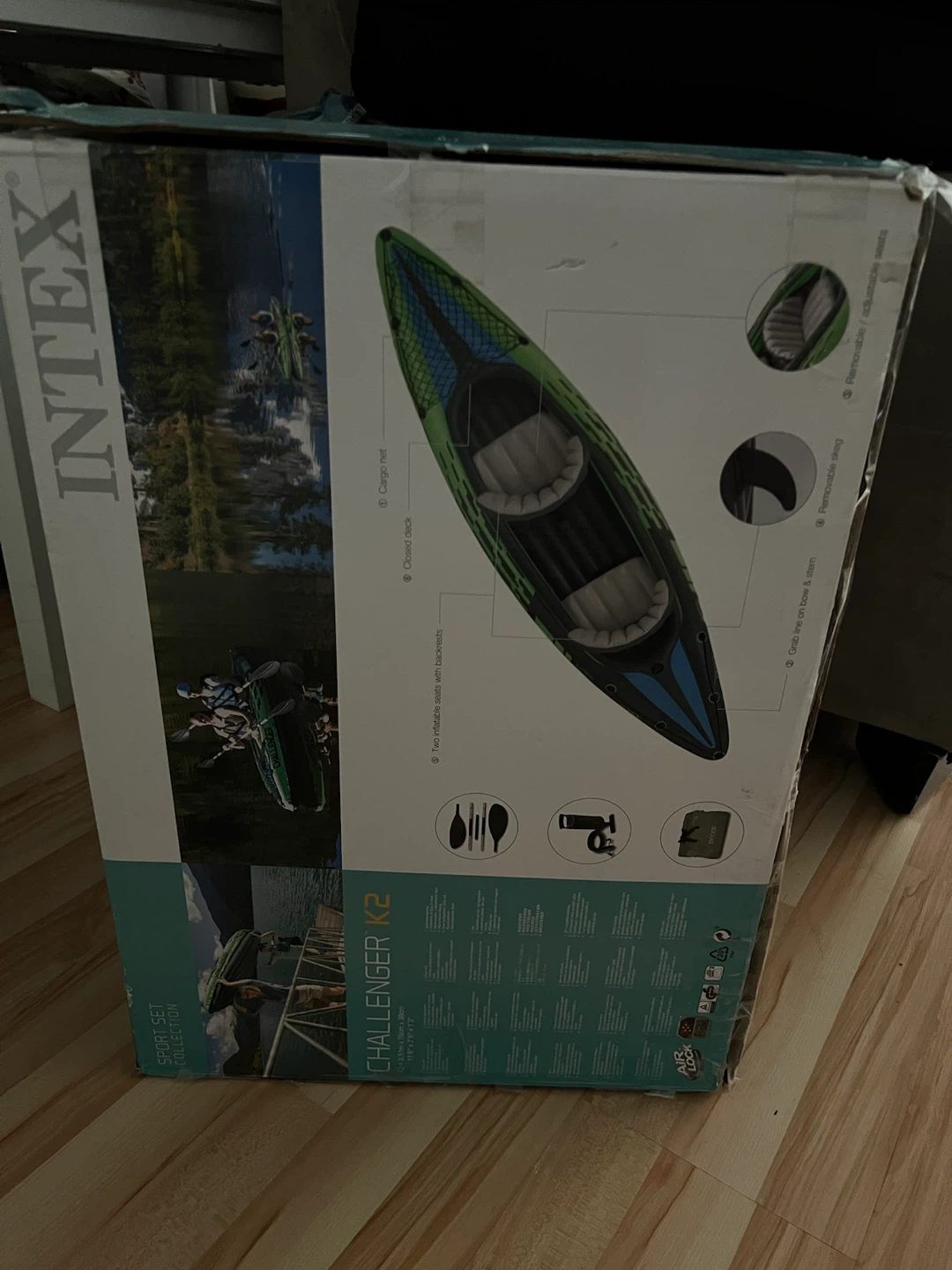 Intex Challenger K2 Inflatable Kayak - photo 2