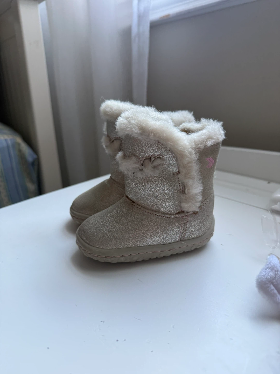 Geox Baby Faux Fur Boots size 18