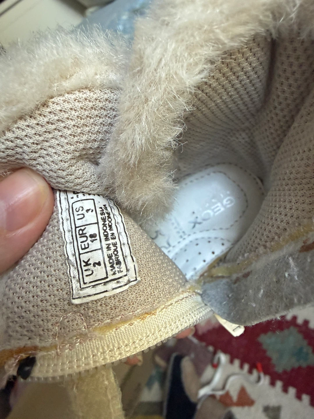 Geox Baby Faux Fur Boots size 18 - photo 2