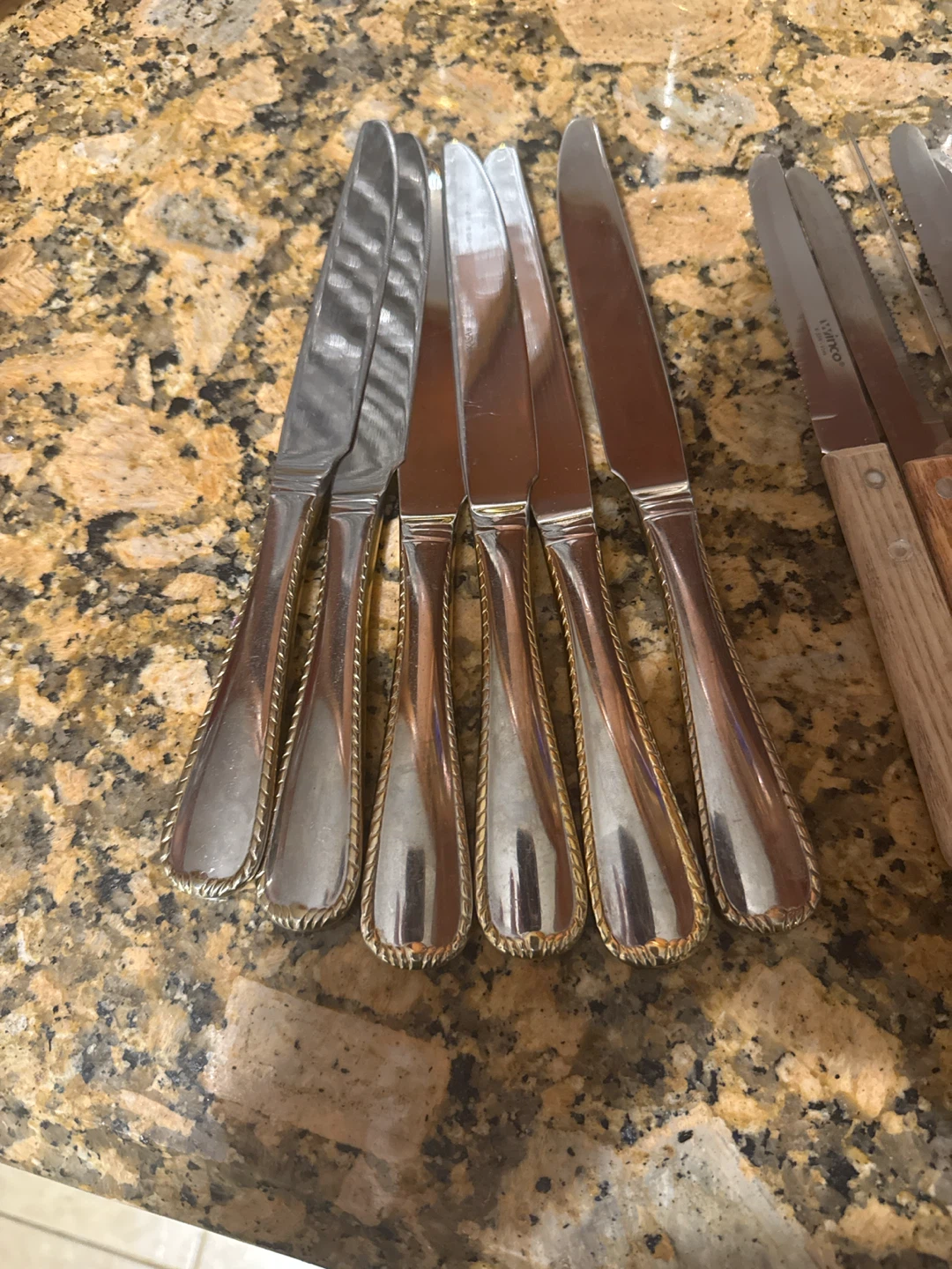 Set of 6Stainless Steel Dinner Knives