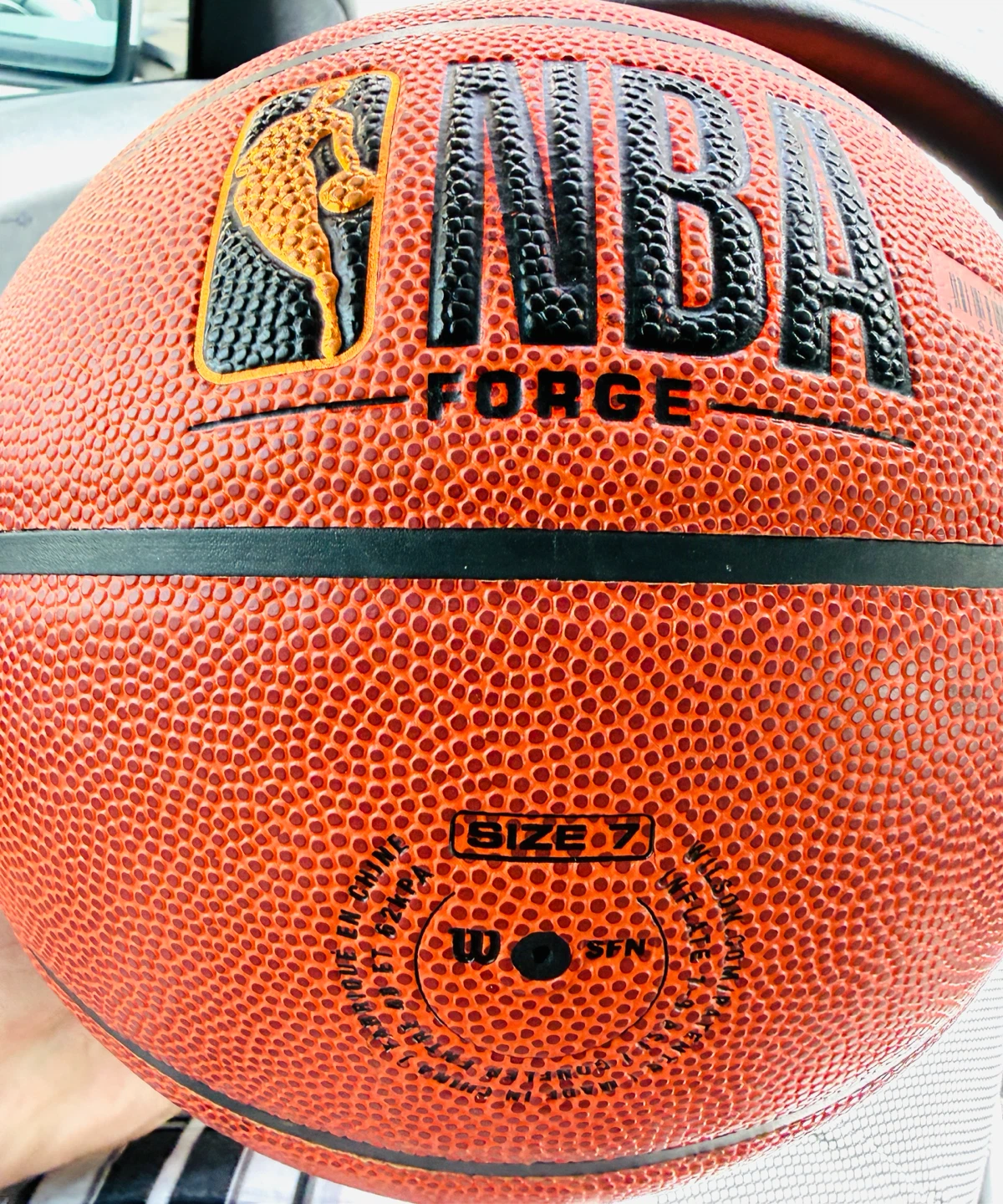 Wilson NBA Forge Basketball Size 9 ball - photo 3