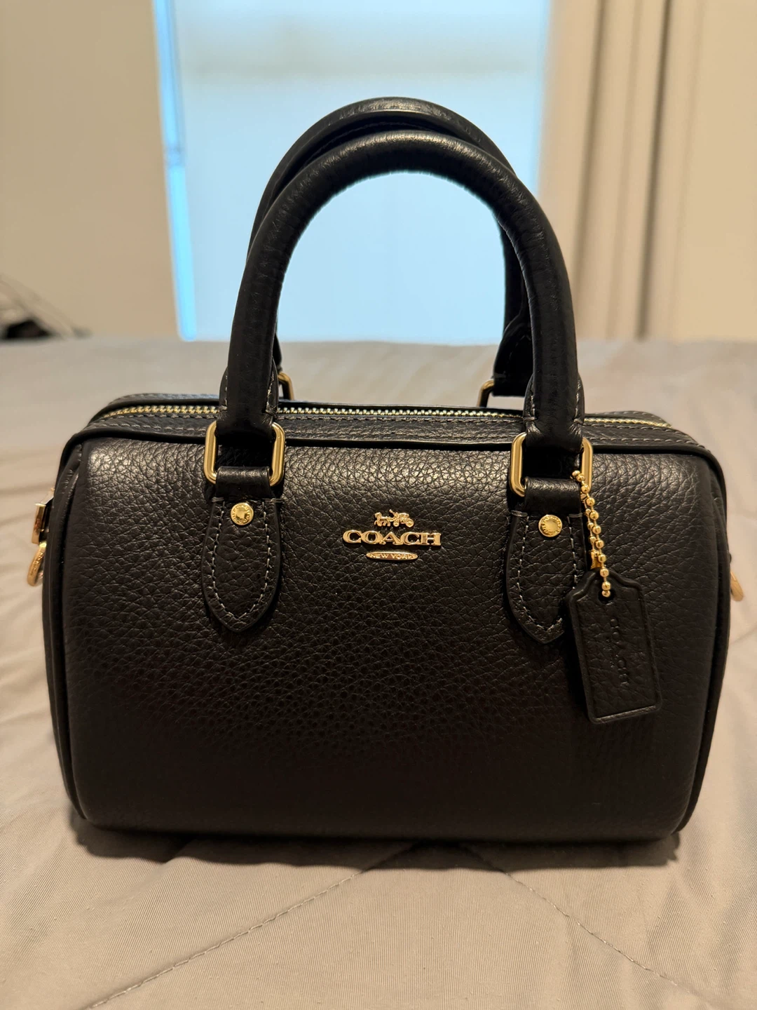 Coach Mini Rowan Crossbody Bag - Black