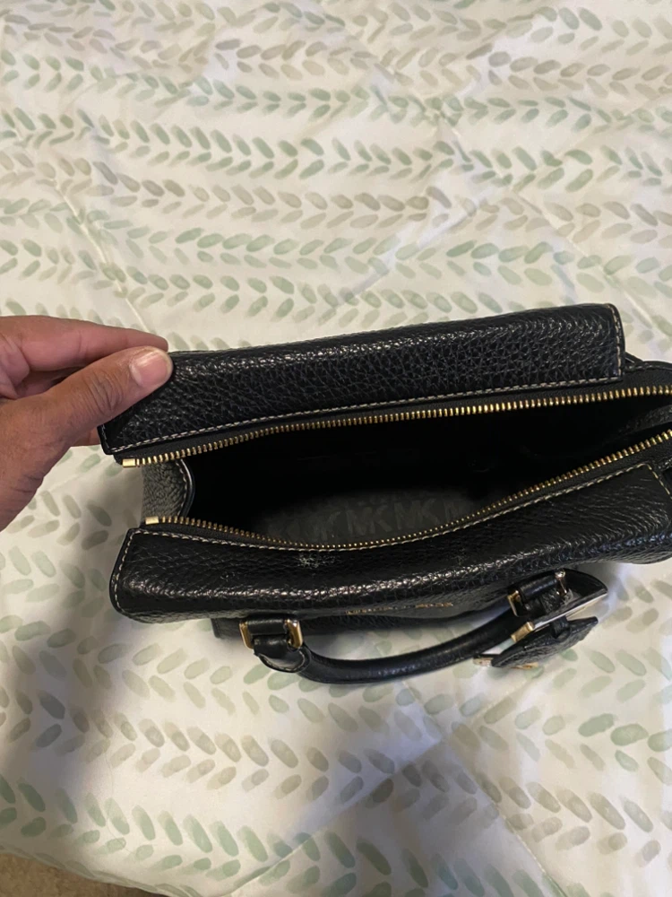 Michael Kors black leather handbag - photo 3