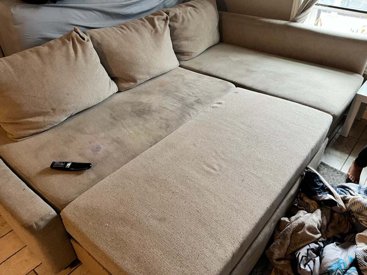 Beige Sectional Sofa Bed