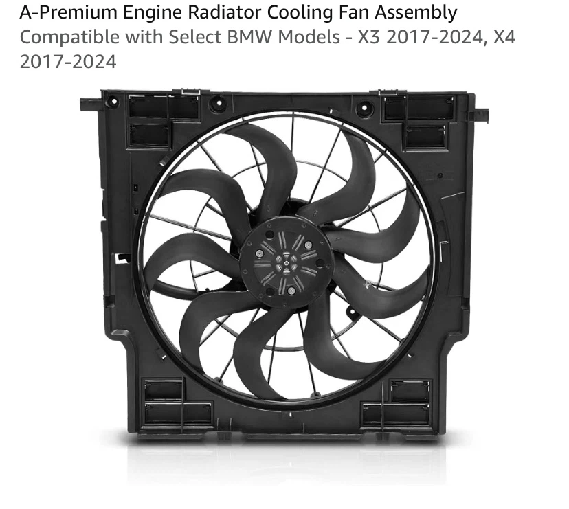 A-Premium Engine Radiator Cooling Fan Assembly