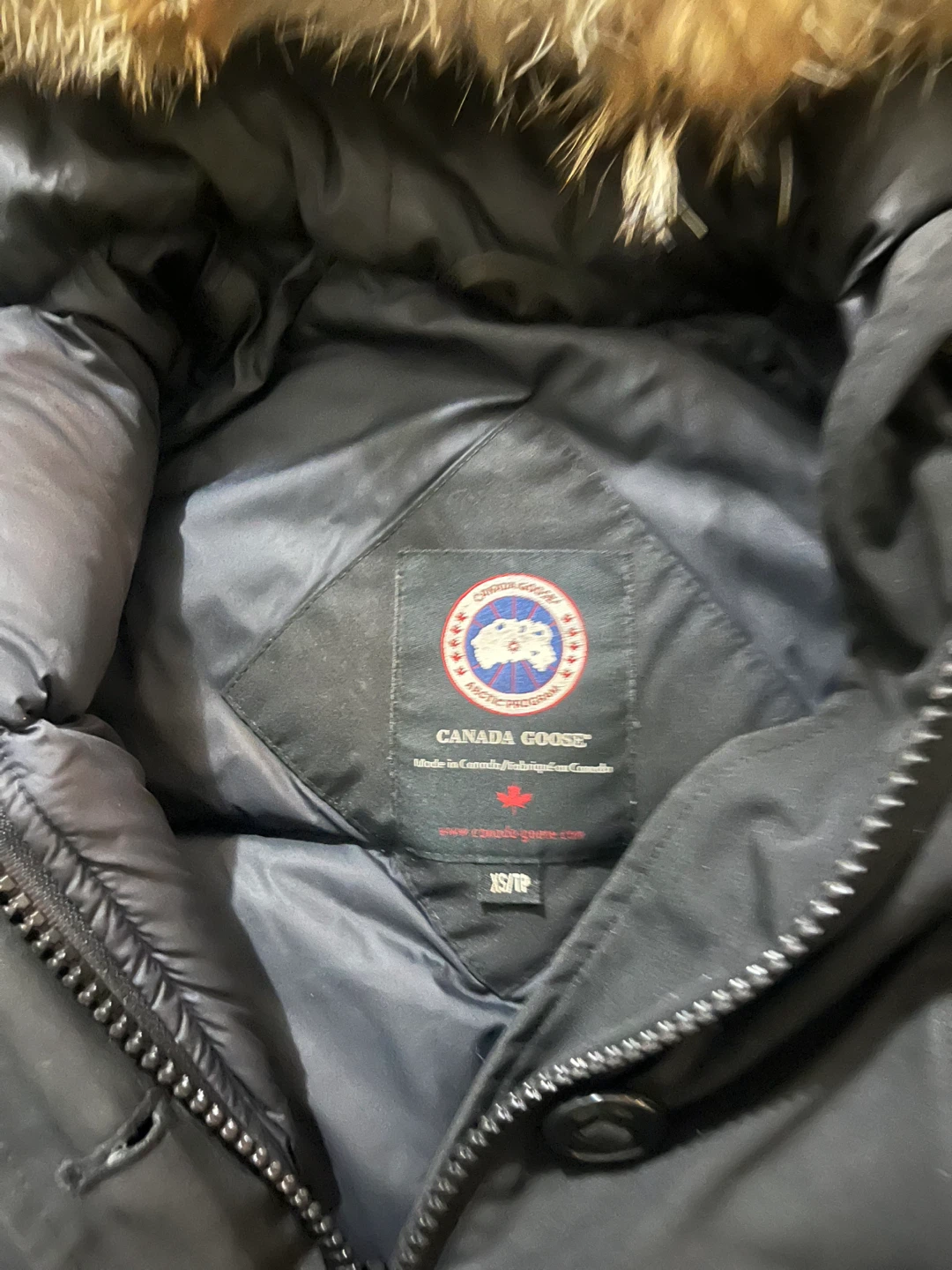 Canada Goose Black Bomber Jacket size xs - photo 5