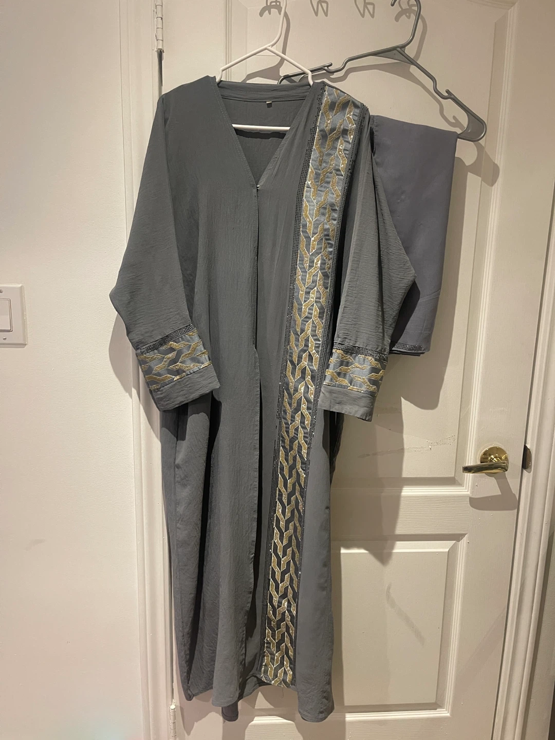 Gray abaya - photo 2