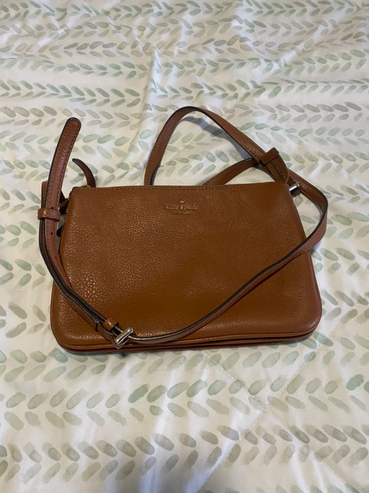 Kate Spade Brown Leather Crossbody Bag