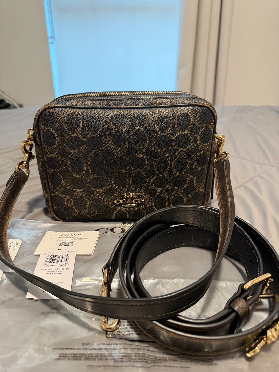 Coach Carey Crossbody in Loved Signature Canvass