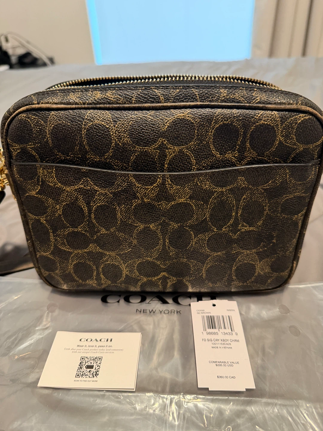 Coach Carey Crossbody in Loved Signature Canvass - photo 2