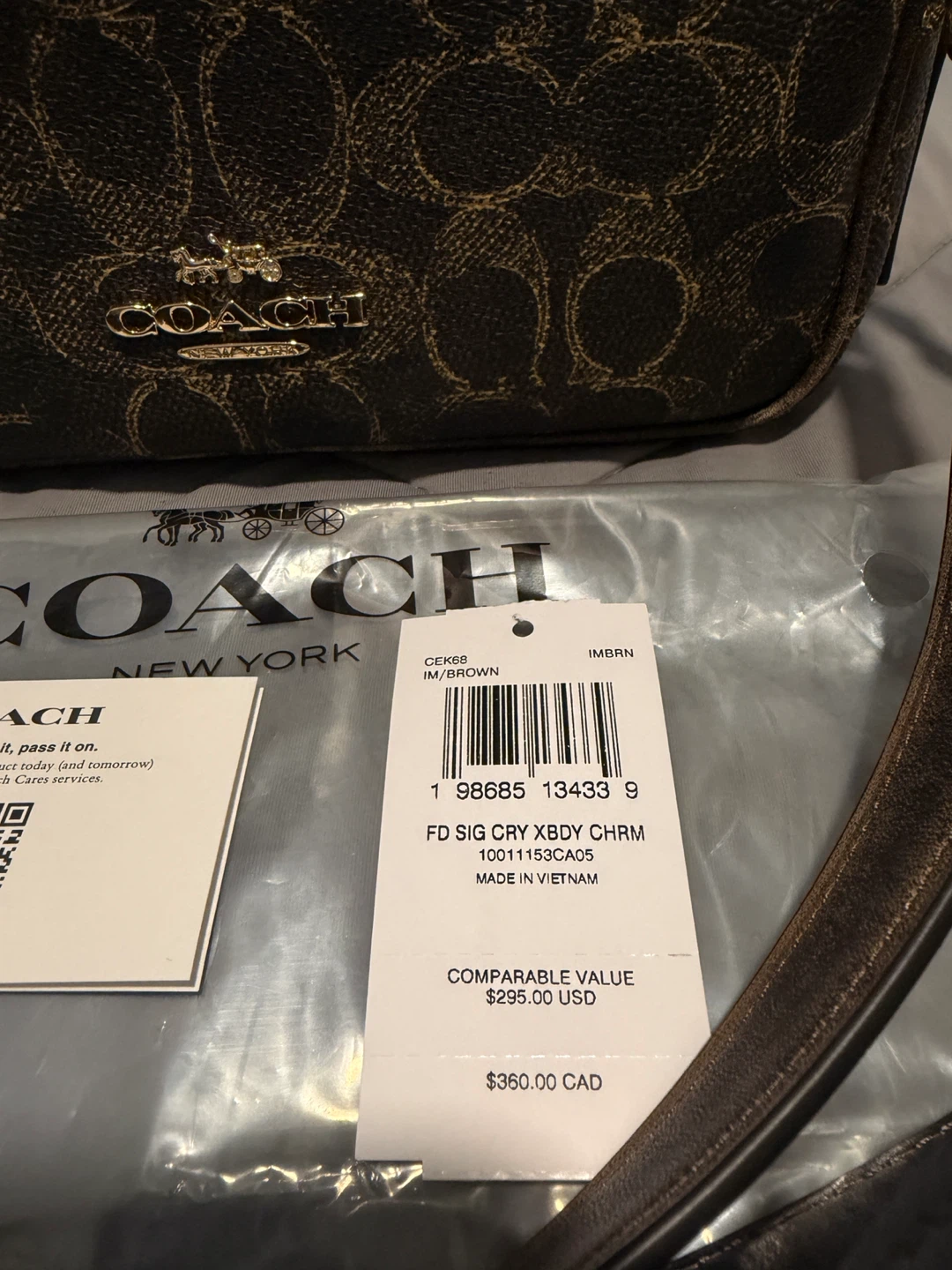Coach Carey Crossbody in Loved Signature Canvass - photo 4