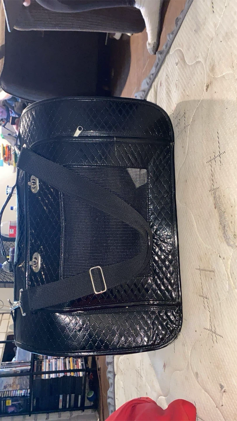 Black Quilted Pet Carrier - photo 2