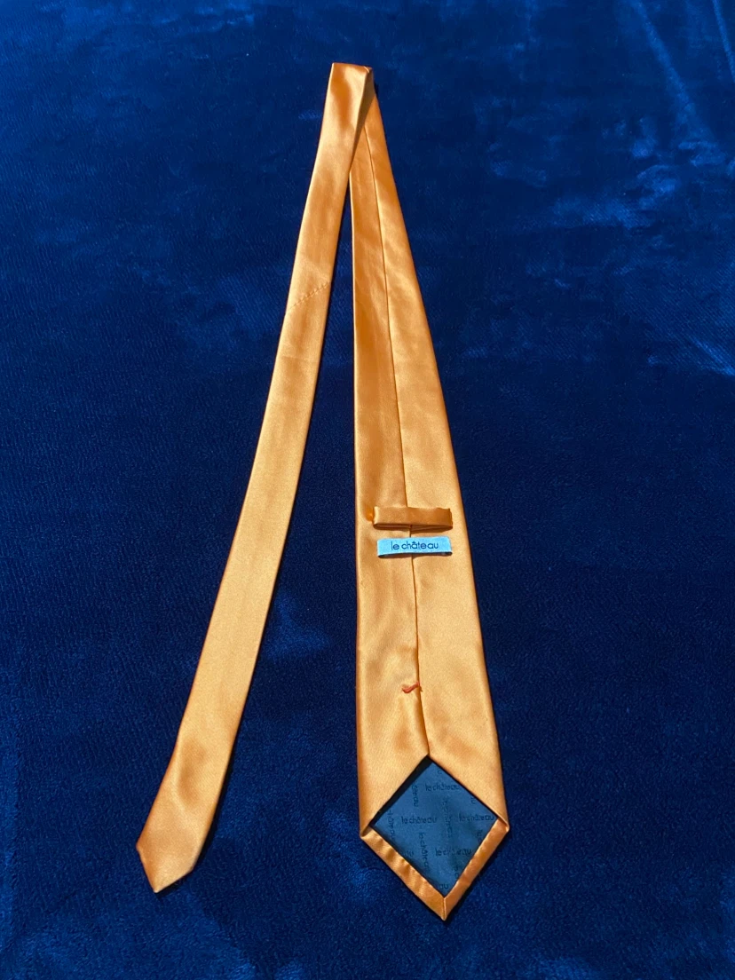 Shiny Orange Necktie *** - photo 4