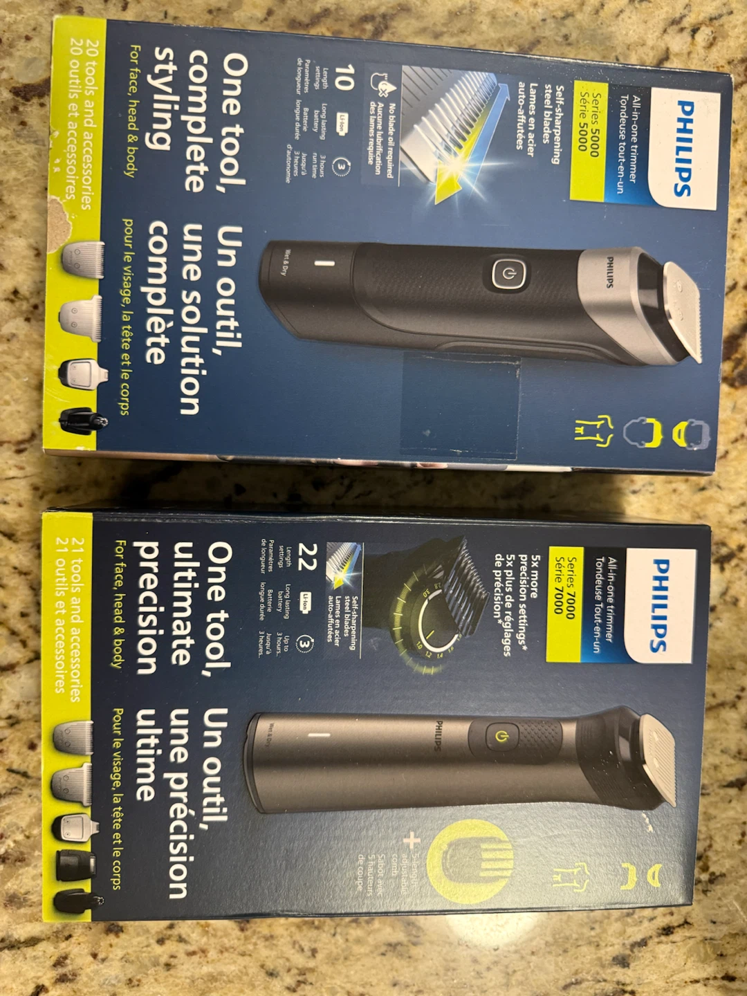 Philips Series 5000 & 7000 Trimmers – Brand New Sealed