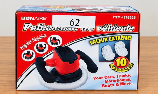 NEW Bonaire 10” Auto Polisher – 10 Bonnets Included – 120V - photo 2