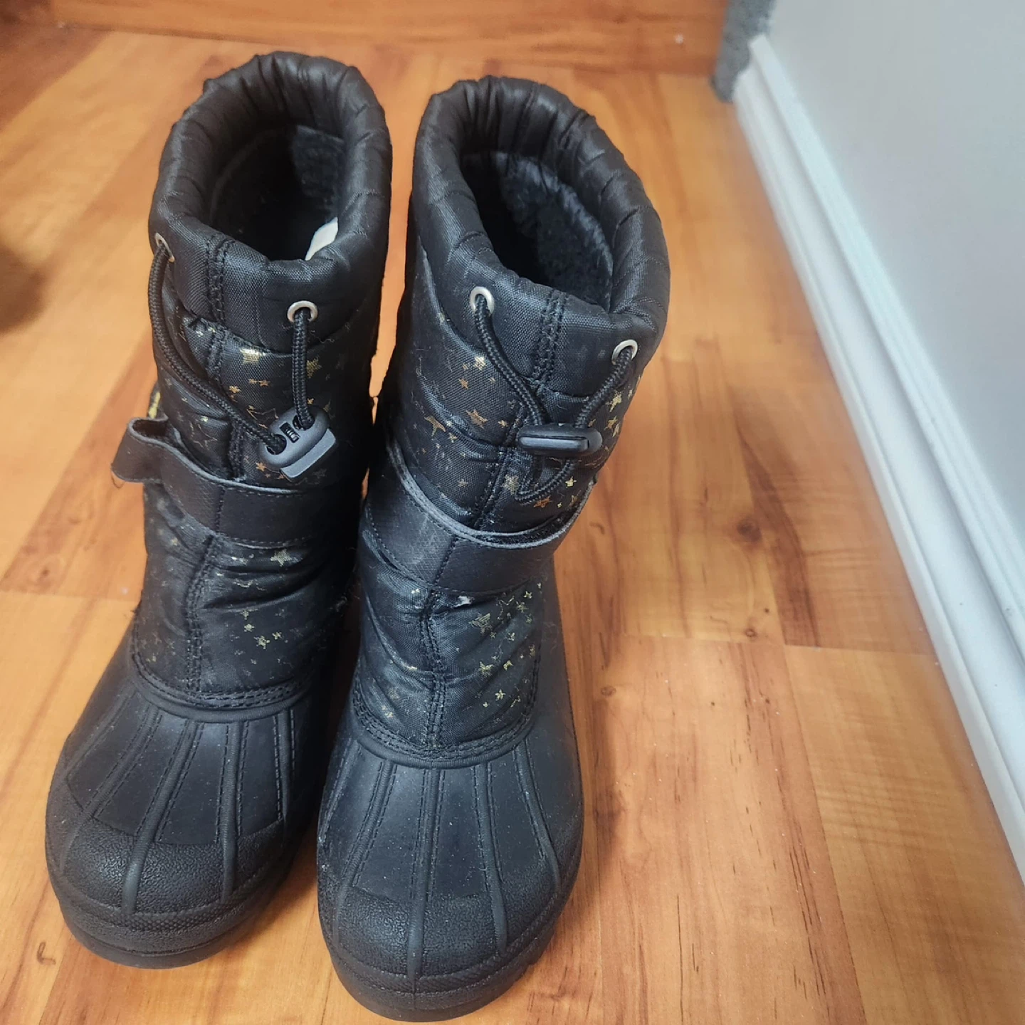Black winter boots size 3 - photo 2