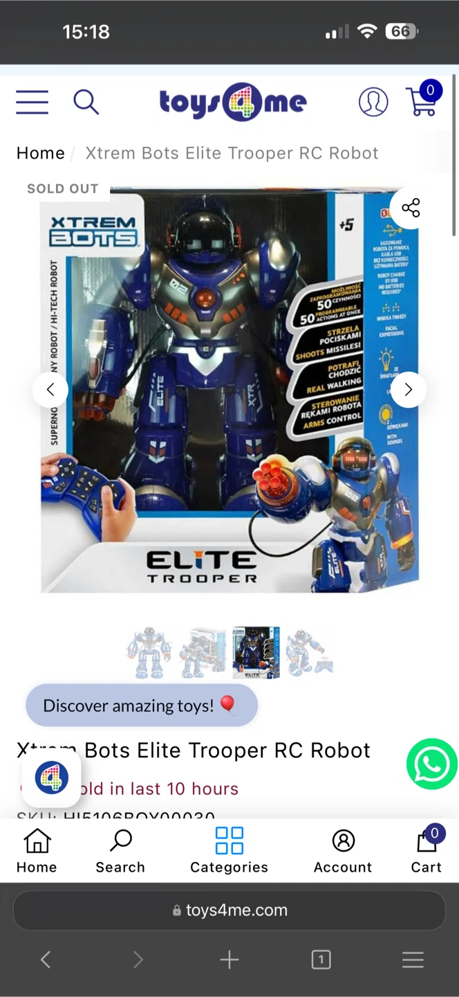 Xtrem Bots Elite Trooper RC Robot - photo 5