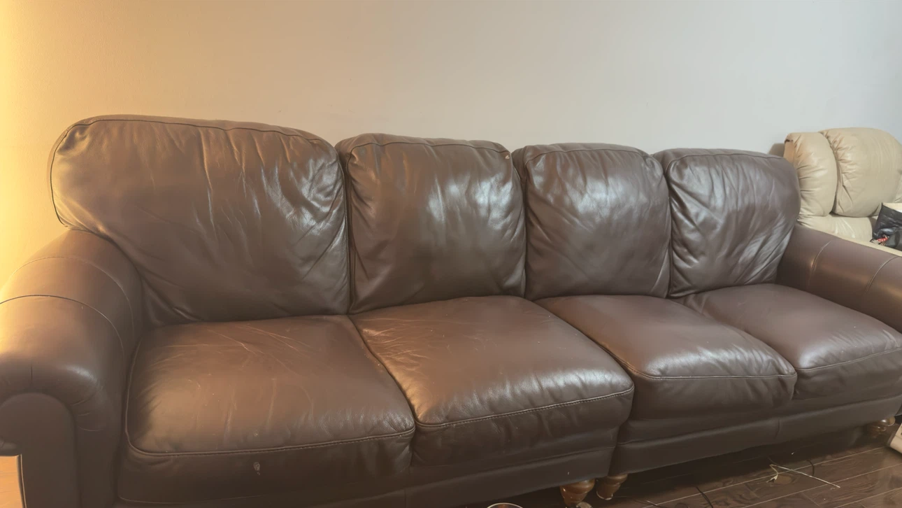 Natuzzi Editions Leather Sofa