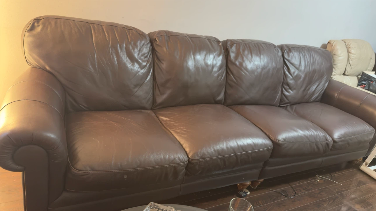 Natuzzi Editions Leather Sofa - photo 2