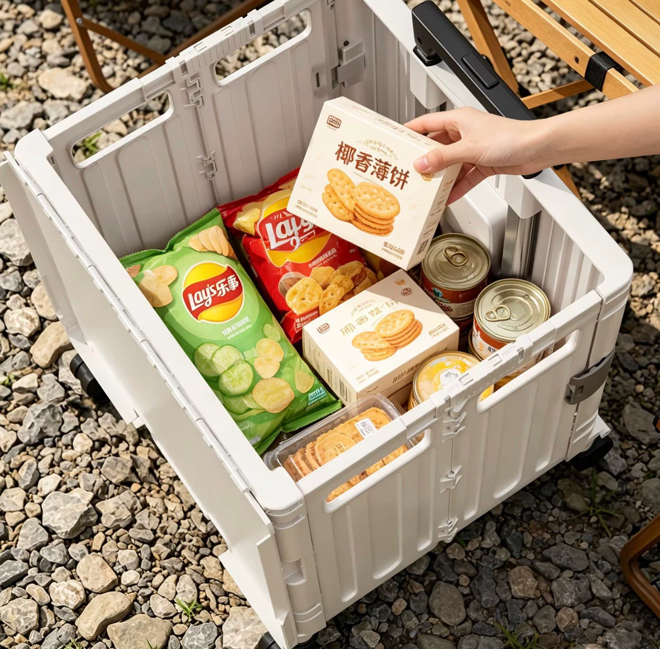 New Foldable Utility Cart with 360° - photo 2
