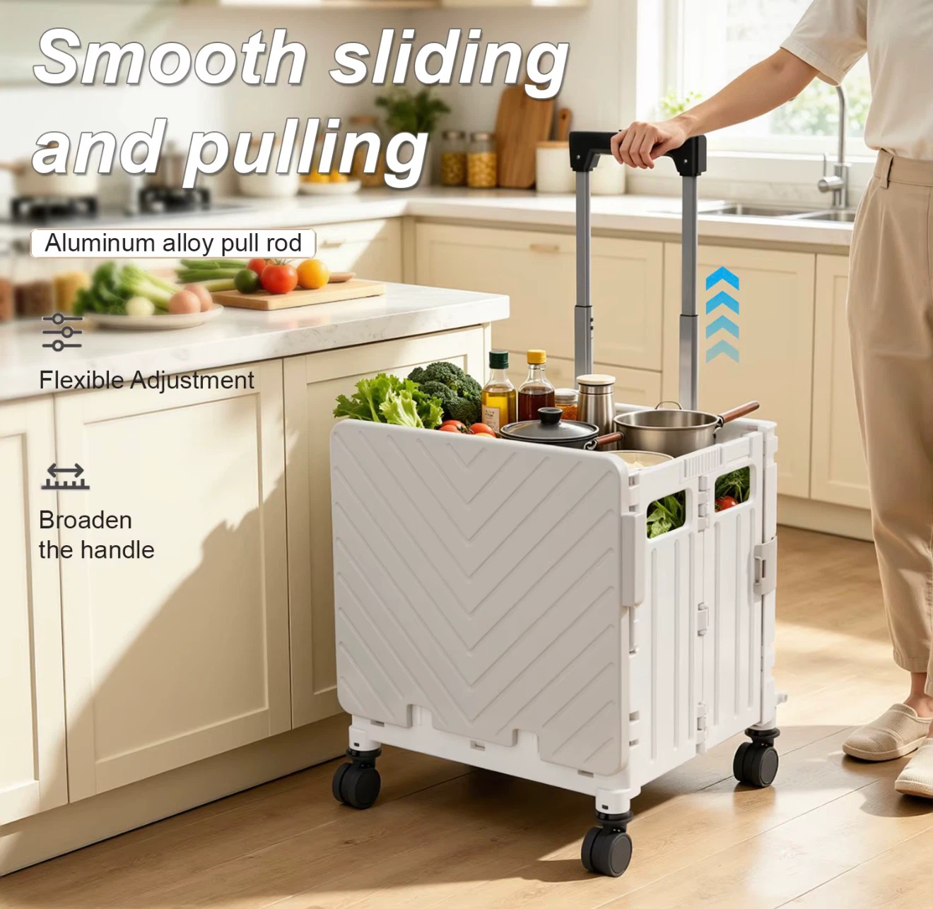 New Foldable Utility Cart with 360° - photo 3