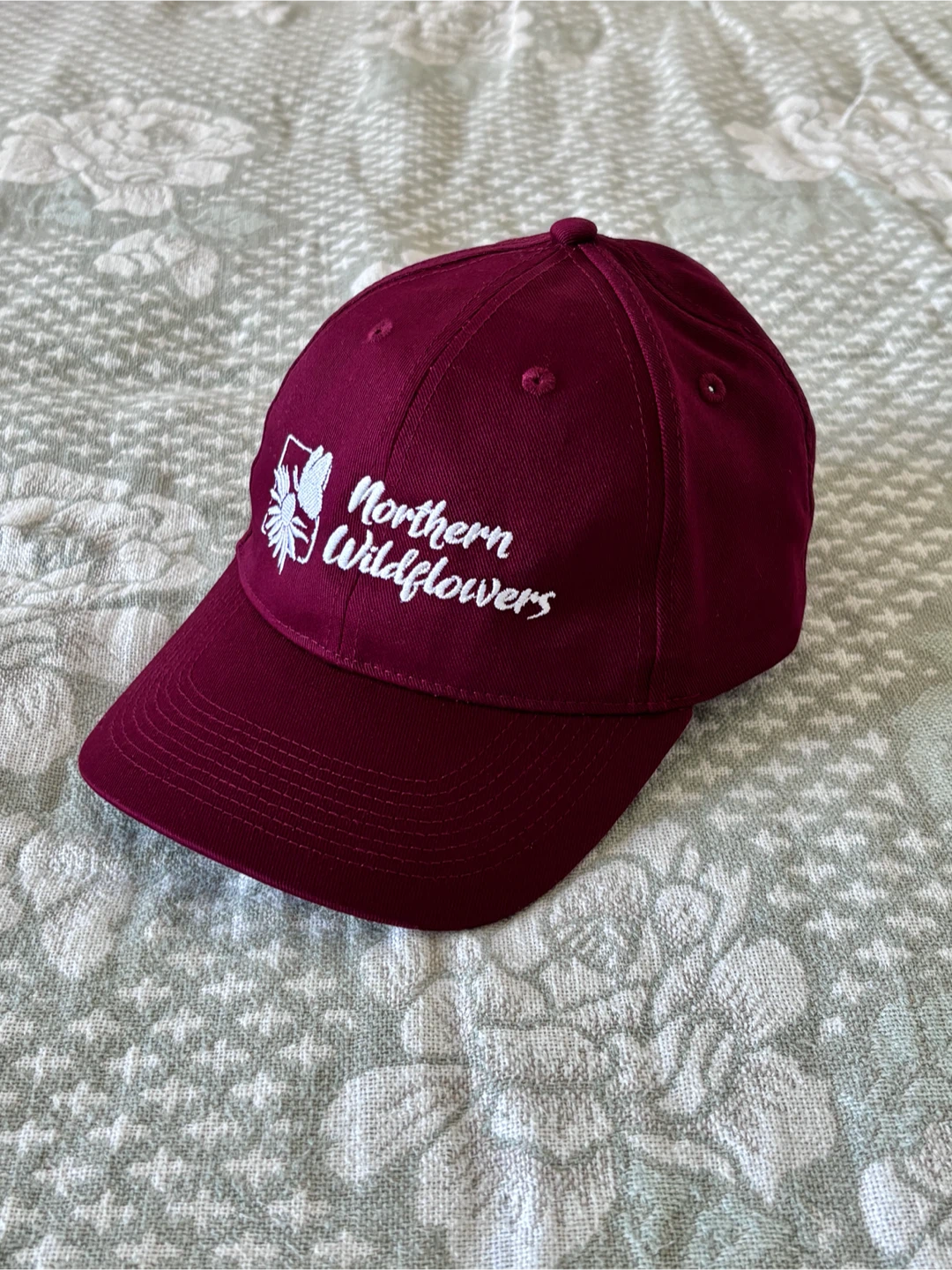 Northern Wildflowers 100% Cotton Baseball Hat