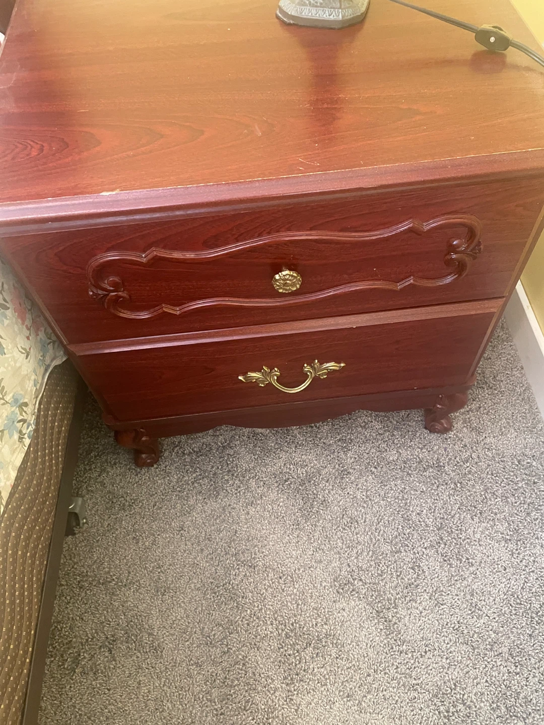Vintage Style Bedroom Dresser with Mirror - photo 5