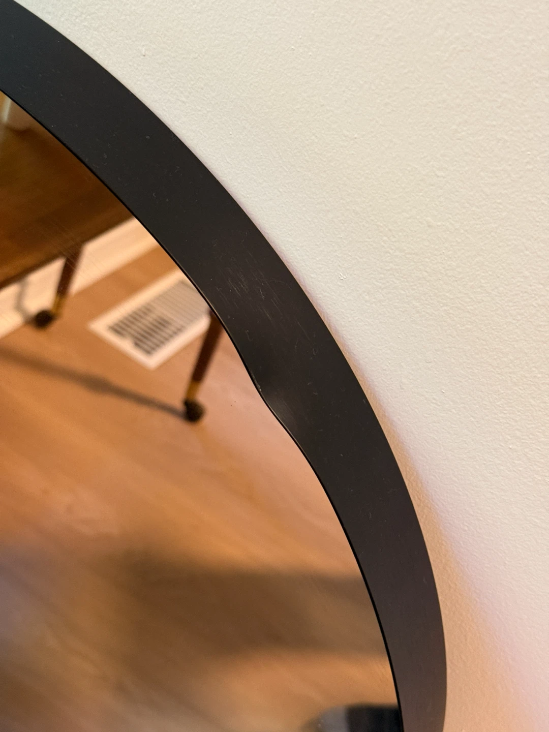 Arched Black Wall Mirror - photo 5