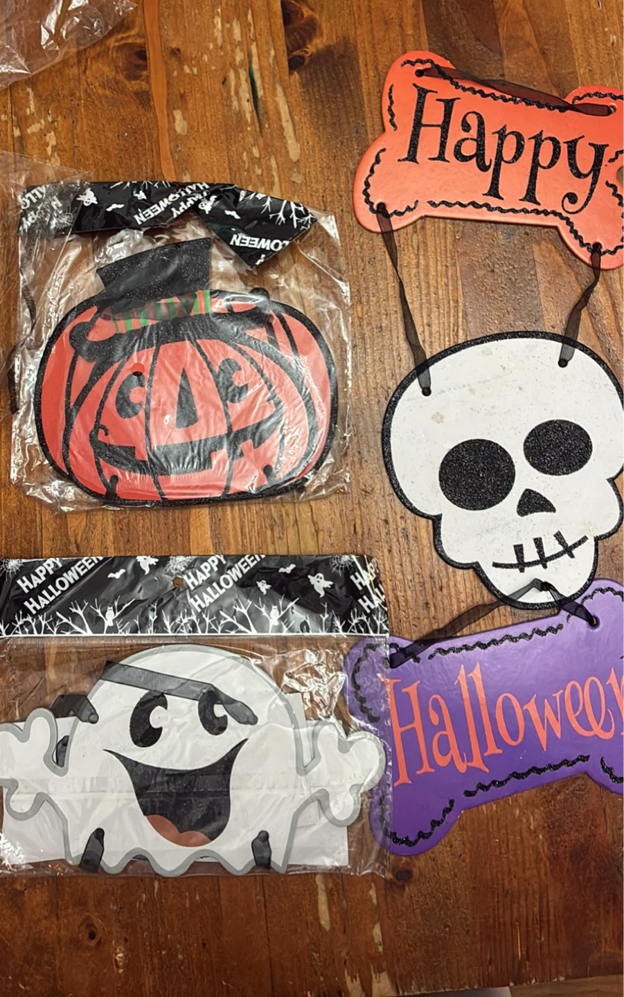 New Set of 3 Halloween Hanging Decorations